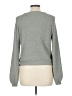 Debut 100% Polyester Polka Dots Gray Pullover Sweater Size L - photo 2