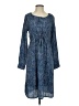 Gap 100% Rayon Paisley Blue Casual Dress Size S - photo 1