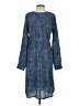 Gap 100% Rayon Paisley Blue Casual Dress Size S - photo 2