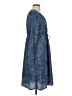 Gap 100% Rayon Paisley Blue Casual Dress Size S - photo 4