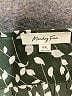 Monday Fun 100% Polyester Floral Green 3/4 Sleeve Blouse Size XXL - photo 7