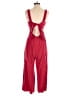Aqua Solid Red Jumpsuit Size S - photo 2