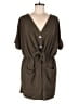 Unbranded 100% Polyester Solid Brown Green Romper Size L - photo 1