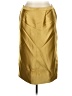 Midnight Velvet 100% Polyester Solid Gold Formal Skirt Size 14 - photo 1