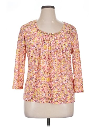 Hearts of Palm Woman 3/4 Sleeve Blouse (view 1)