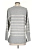 Ann Taylor LOFT Stripes Gray Pullover Sweater Size XS - photo 2