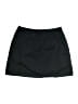 Sahalie Solid Black Casual Skirt Size 8 - photo 1