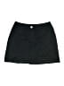 Sahalie Solid Black Casual Skirt Size 8 - photo 2