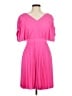 Shein Solid Pink Cocktail Dress Size 6 - photo 1