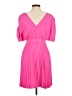 Shein Solid Pink Cocktail Dress Size 6 - photo 2