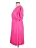 Shein Solid Pink Cocktail Dress Size 6 - photo 5