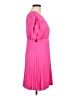 Shein Solid Pink Cocktail Dress Size 6 - photo 4
