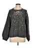 Vince Camuto Stars Gray Pullover Sweater Size L - photo 1