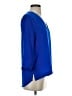 Express 100% Polyester Blue 3/4 Sleeve Blouse Size XS - photo 4