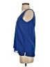 Cooper & Ella 100% Polyester Blue Sleeveless Blouse Size S - photo 5