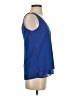 Cooper & Ella 100% Polyester Blue Sleeveless Blouse Size S - photo 4
