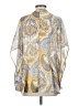 Sun & Shadow 100% Polyester Paisley Silver Kimono Size S - photo 2