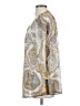 Sun & Shadow 100% Polyester Paisley Silver Kimono Size S - photo 5