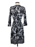 BCBGMAXAZRIA Print Gray Casual Dress Size S - photo 2