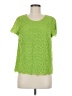 Talbots 100% Nylon Green Short Sleeve Top Size 6 - photo 1