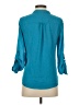 Guess 100% Polyester Teal 3/4 Sleeve Blouse Size XS - photo 2