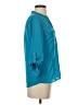 Guess 100% Polyester Teal 3/4 Sleeve Blouse Size XS - photo 4