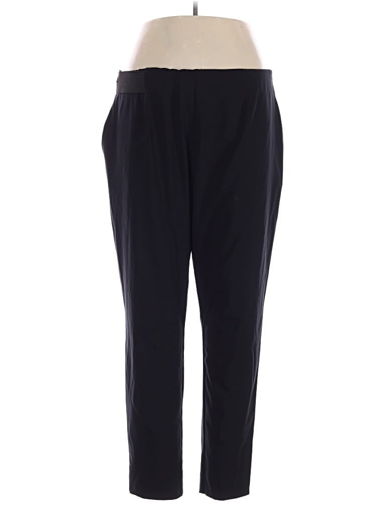 ADAY Casual Pants - Mid/Reg Rise: Black Bottoms - Size X-Large