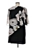 Ignite Evenings 100% Polyester Floral Gray Cocktail Dress Size 14 - photo 2