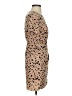 Shein 100% Polyester Animal Print Tan Casual Dress Size 2 - photo 4