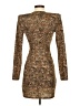 L'Agence Metallic Gold Cocktail Dress Size XXS - photo 2