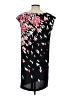Ann Taylor LOFT 100% Polyester Graphic Black Cocktail Dress Size S - photo 2