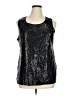 In'Voland Black Sleeveless Blouse Size 16W - photo 1