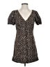 Lulus Animal Print Black Casual Dress Size S - photo 1