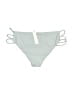 CITRINE Solid Silver Gray Swimsuit Bottoms Size M - photo 2
