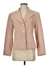 Neiman Marcus 100% Polyester Solid Tan Blazer Size 8 - photo 1