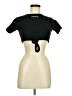 Assorted Brands 100% Cotton Black Short Sleeve Turtleneck Size M - photo 1