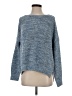 Topshop 100% Acrylic Tweed Blue Pullover Sweater Size 2 - photo 1