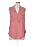 Torrid 100% Rayon Pink Sleeveless Button-Down Shirt Size Lg Plus (0) - photo 1