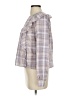 Ann Taylor LOFT Plaid Purple Long Sleeve Blouse Size S - photo 5