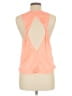 Shein 100% Polyester Orange Sleeveless T-Shirt Size M - photo 2