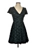 BP. 100% Polyester Paisley Teal Casual Dress Size XXS - photo 1