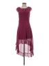 Assorted Brands 100% Polyester Burgundy Cocktail Dress Size 4 - photo 1