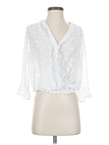 Solitaire 3/4 Sleeve Blouse (view 1)