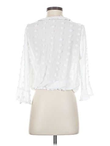 Solitaire 3/4 Sleeve Blouse (view 2)