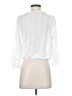 Solitaire 100% Polyester White 3/4 Sleeve Blouse Size XS - photo 2