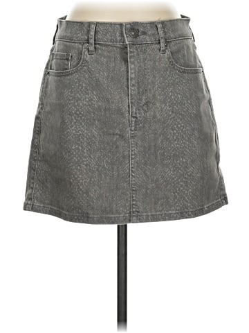 Express Denim Skirt (view 1)