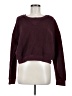 Monrow 100% Cotton Solid Burgundy Pullover Sweater Size M - photo 1