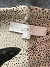 Ann Taylor LOFT Polka Dots Gray Long Sleeve Blouse Size S - photo 7