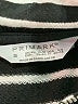 Primark Stripes Black Turtleneck Sweater Size 6 - 8 - photo 7
