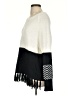 John & Jenn 100% Acrylic Chevron-herringbone Ivory Poncho Size S - photo 5